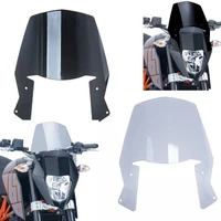 motorcycle windscreen windshield wind deflector cover for ktm duke 690 2008 2019 duke 690 r 2010 2018 2013 2014 2015 2016 2017
