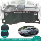 Противоскользящий кожаный коврик для Toyota Corolla E210, 210, 2019, 2020, защита от солнца, защита от ультрафиолета, автомобильные аксессуары