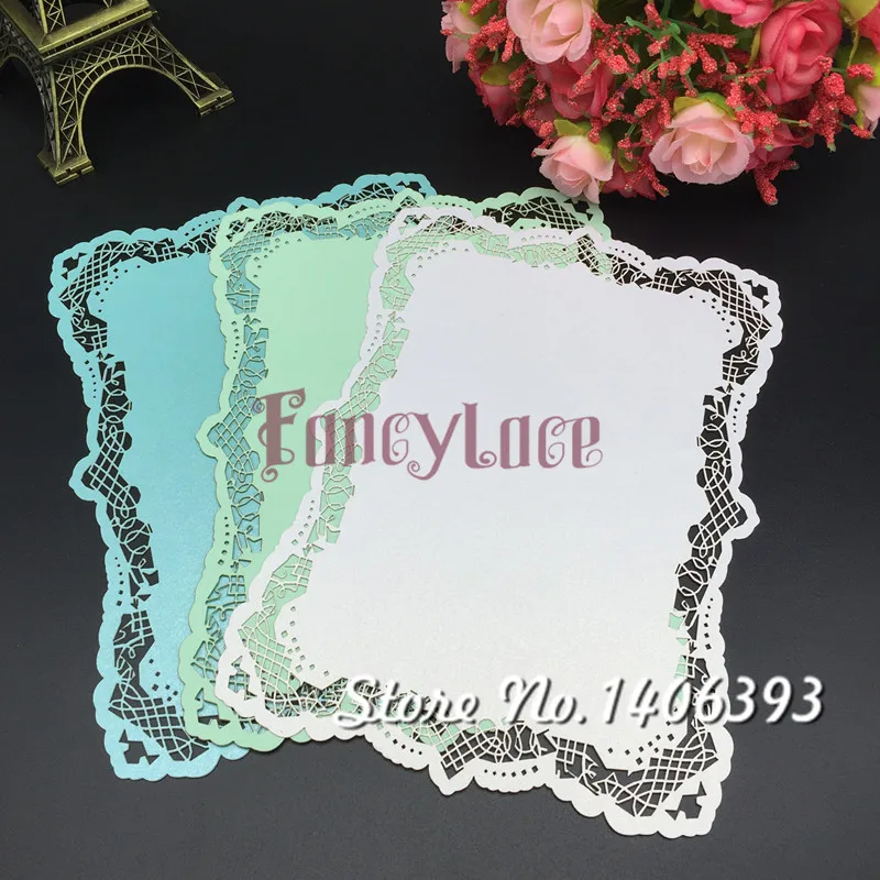 12x17 см лазерная резка розы на стол Свадебные вечерние карты меню свадебные