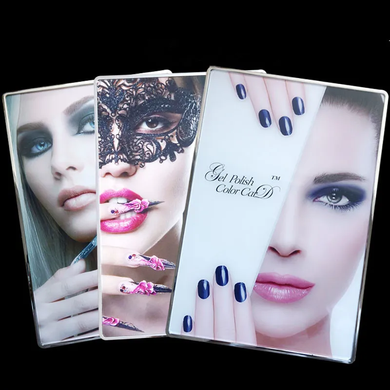 160 цветов s Гель лак для нейл арта Цвет ногтей дисплей карты книжка диаграмма