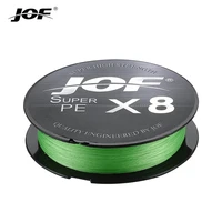 jof line 8 strands super pe line with performance fibers high specific gravity 150m diameter0 14 0 5mm braid carp line 2021new