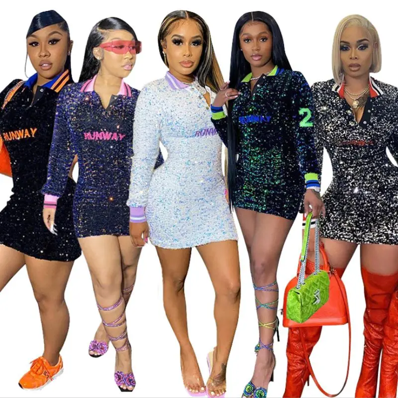 

ZKYZWX Plus Size Clothing Aesthetic Printed Long Sleeve Mini Bodycon Dress Sexy Club Birthday Outfits Women Trendy Lounge Wear