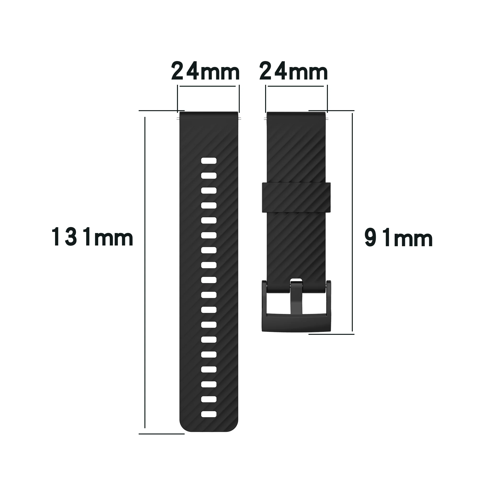 High Quality 24mm Strap new Silicone original watchband For Suunto 7/9/9 Baro/D5/Sport baro/spartan sport/Spartan Sport Wrist HR