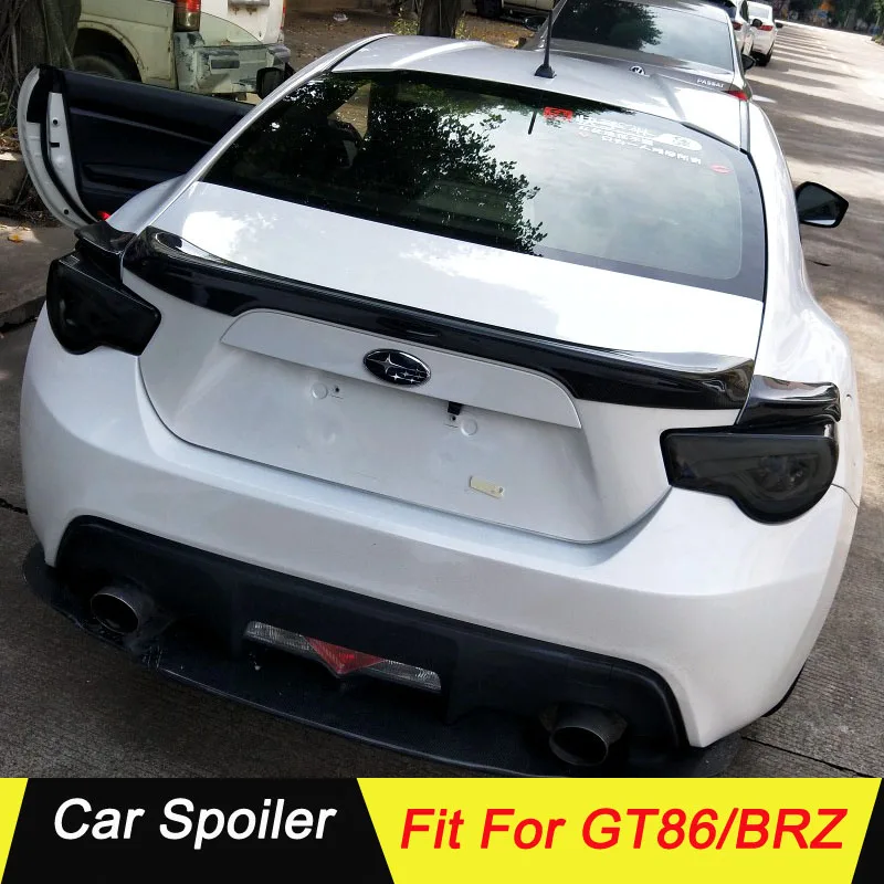 Автомобильный спойлер из углеродного волокна для Subaru BRZ Toyota GT86 2012 2013 2014 2015 черное