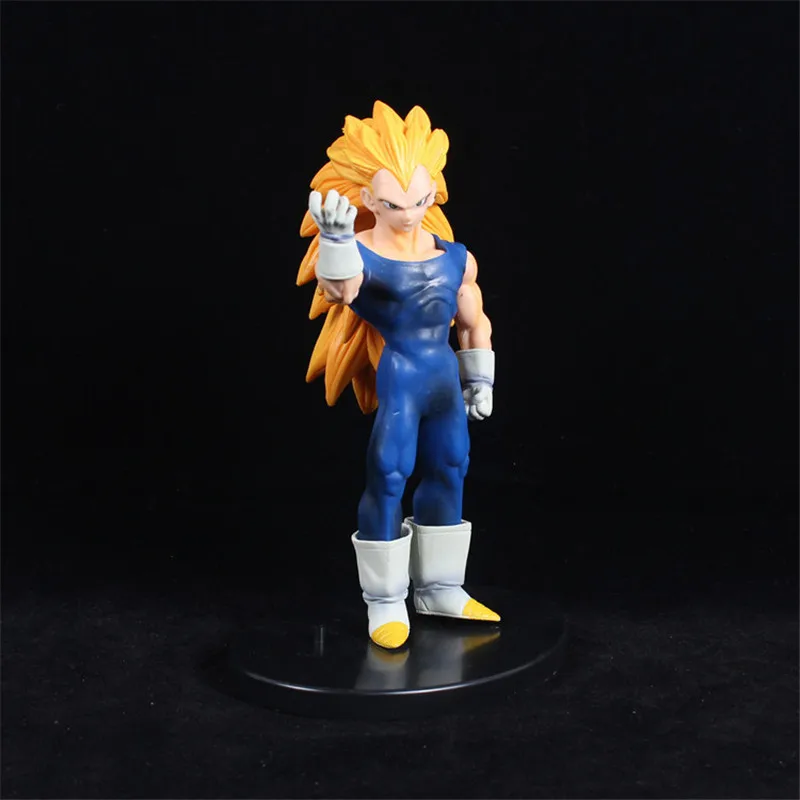 Новые различные Dragon Ball Z Goku Vegeta Broli Torankusu Фигурки ПВХ Коллекция Модель игрушки для Рождественский подарок есть база - Color: 16CM