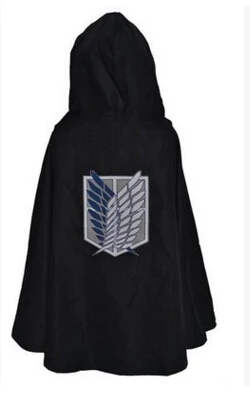 

Fashion Anime no Kyojin Cloak Cape Clothes Cosplay Costume Fantasia Attack on Titan Plus Free shipping Halloween Costume