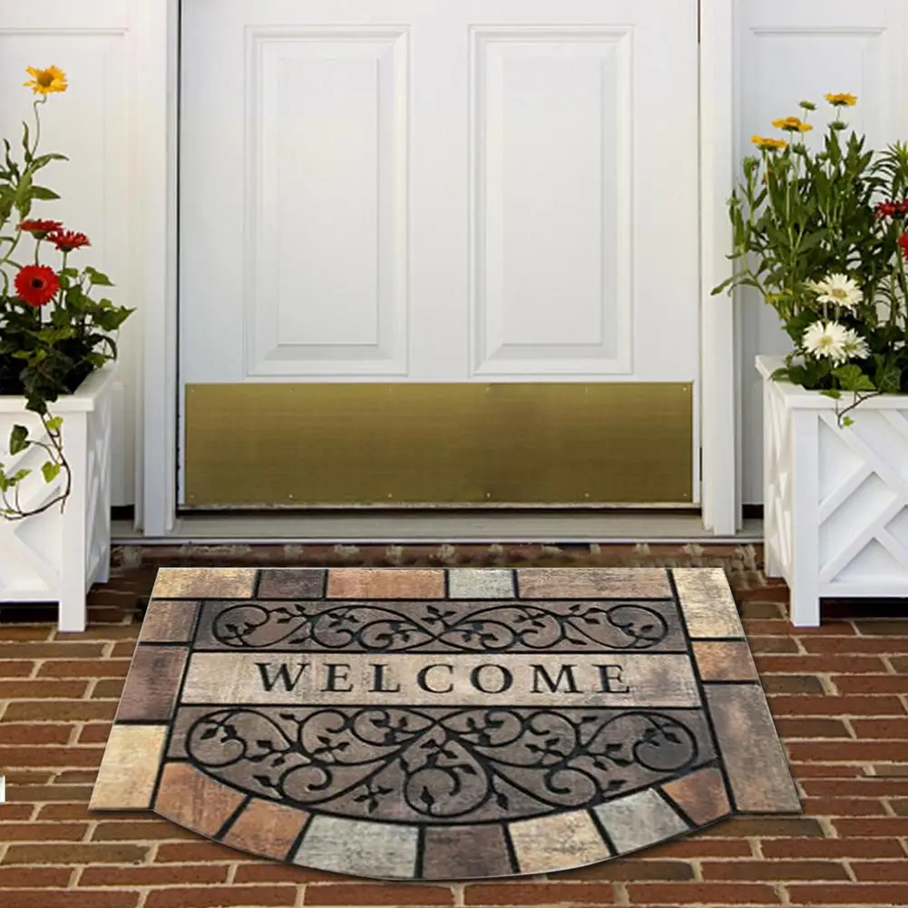 

2021 Antique Classic European Style Door Mat Home Entrance Exquisite Luxury Welcome Mats Non Slip Outdoor Entryway Rug