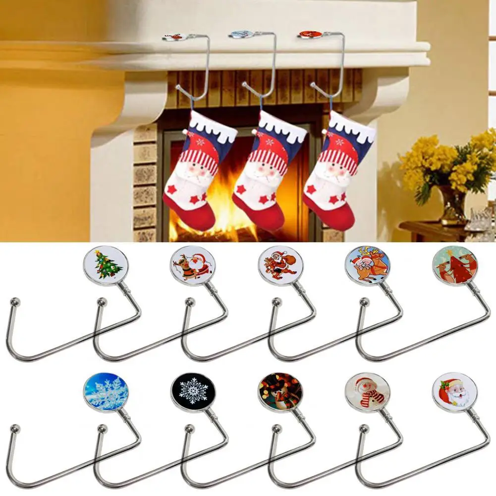 

Портативная вешалка для сумок, изысканная работа, модный Рождественский вкус, уникальная Очаровательная вешалка, держатель крючка для стол...