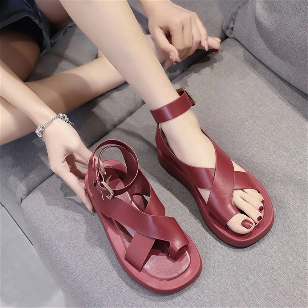 

Fashion Women Summer Sandals Open Toe Platform Beach Shoes Female Slipper Indoor Outdoor Sport Flat Casual Shoes