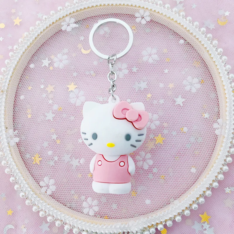 NO.14 Мультфильм брелок Hello Kitty милый KT кот Единорог лягушка куклы брелоки Автомобильный Брелок Студенческая сумка брелок кулон творческие подарки - Цвет: NO.14