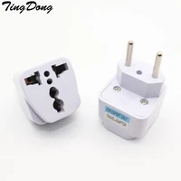 tingdong 2 pin home household travel adapter ac power plug converter universal wall charger eu au us uk to brazil italy jack