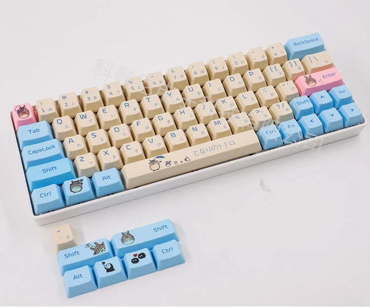 OEM профиль толстая двухсторонняя Сублимация PBT колпачки для ключей ANSI макет 61 GH60