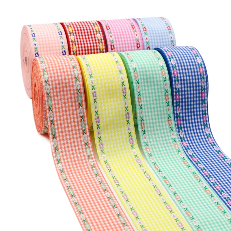 10 ярдов/кружево в рулоне жаккардовая вышивка блестящая лента упаковка сделай сам