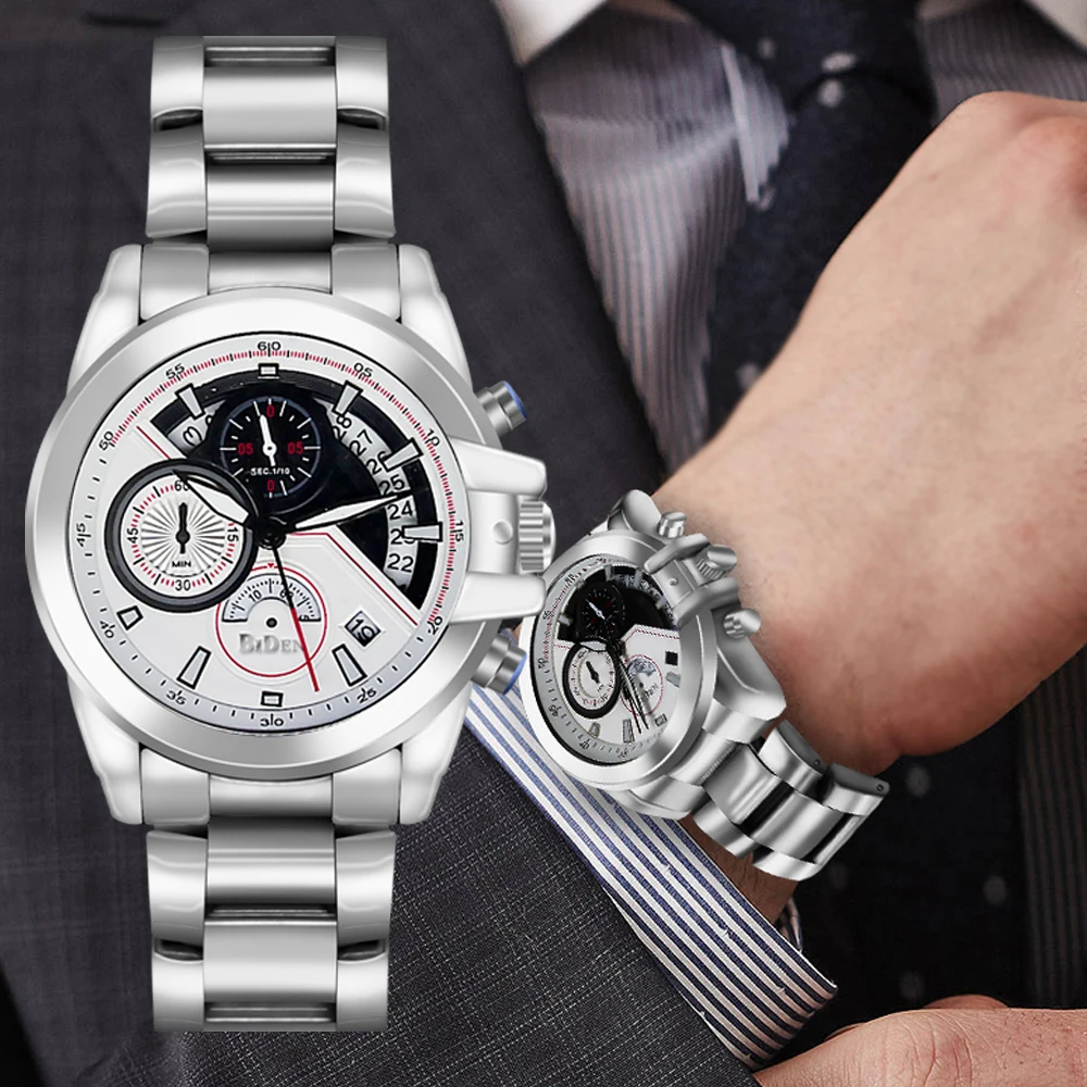 Бизнес Мужские кварцевые часы мужские наручные брендовые роскошные reloj para hombre