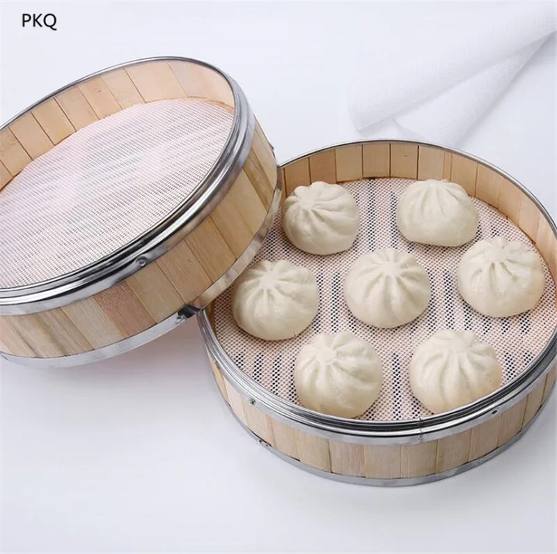 11-55 см круглый многоразовый силикон сетка антипригарный варочный паровой коврик