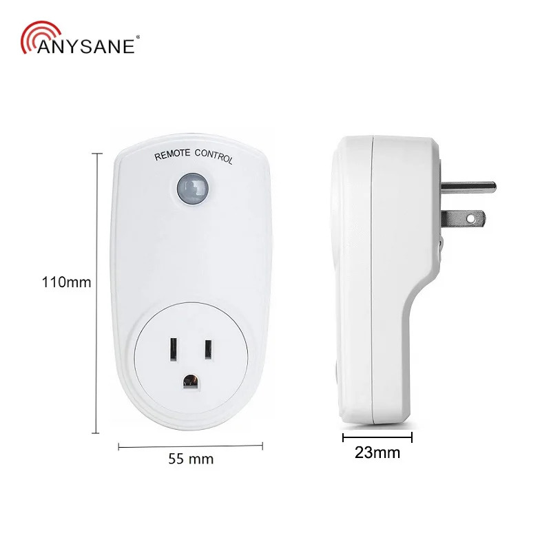 Универсальная штепсельная розетка стандарта США 433 МГц РЧ пульт дистанционного