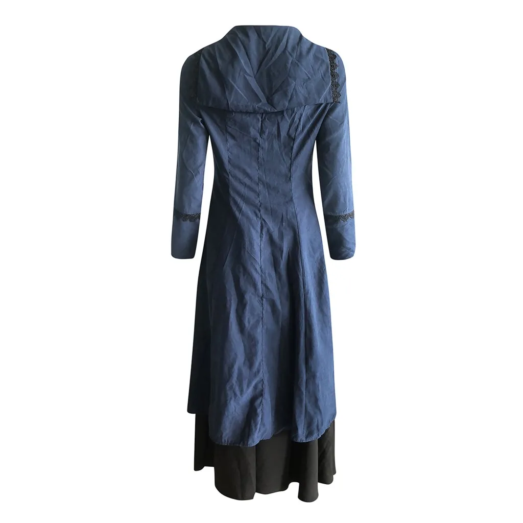 JAYCOSIN осенне-зимние платья женское модное платье винтажное лоскутное косплей