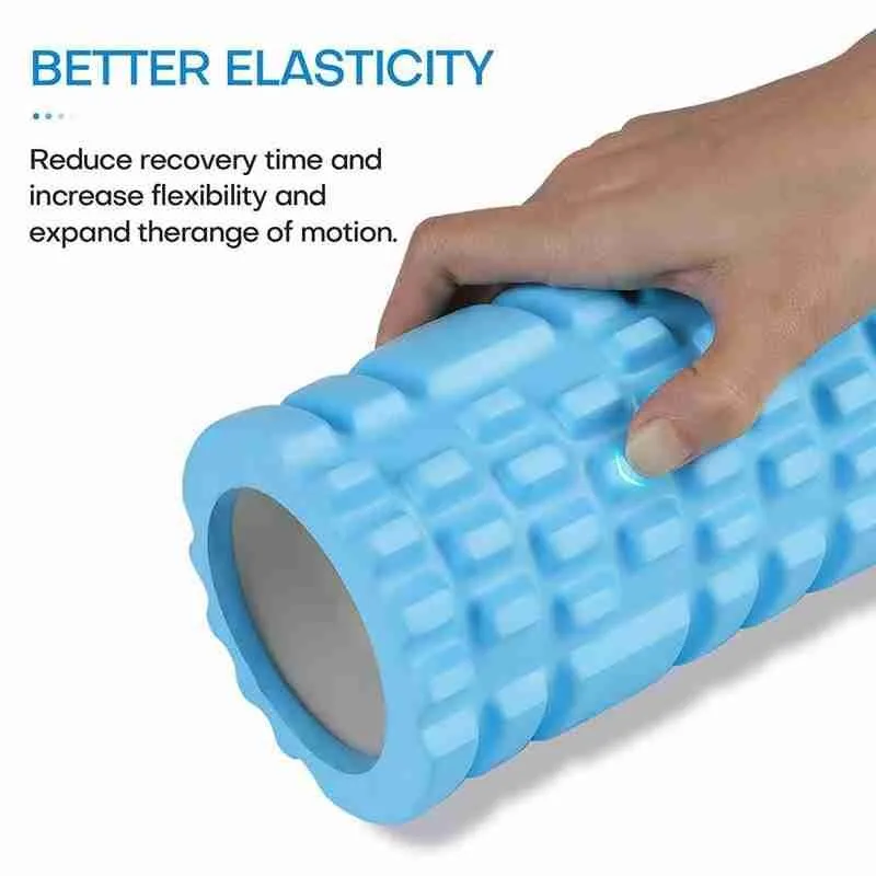

Yoga Column Fitness Foam Roller Pilates Yoga Exercise Back Muscle Massage Roller Yoga Block Muscle Roller Hollow Yoga Pillar