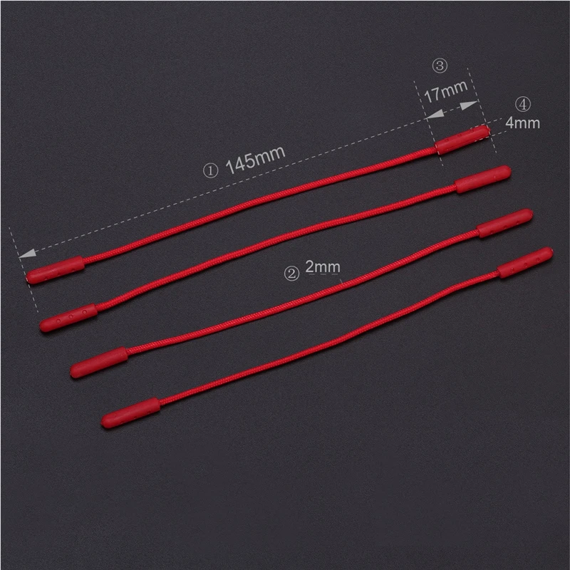 20 шт. Съемник на молнии веревка цветной со шнурком сменный шнур застежка слайдер