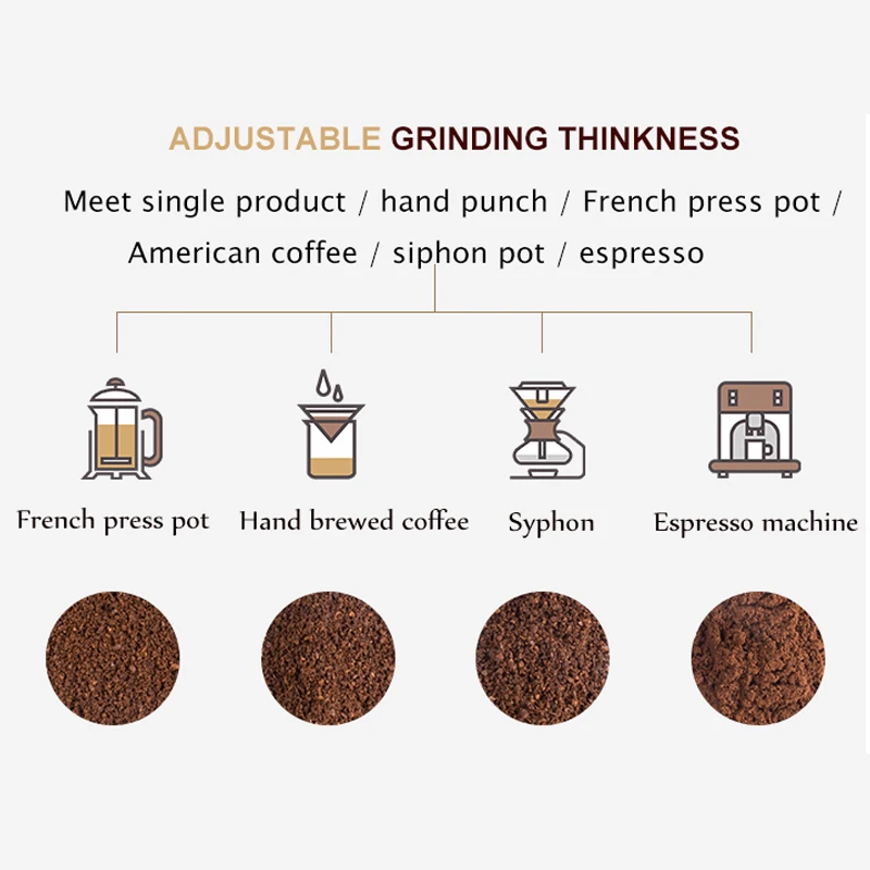 Ручная кофемолка для эспрессо свежего кофе домашняя бариста кухонный инструмент