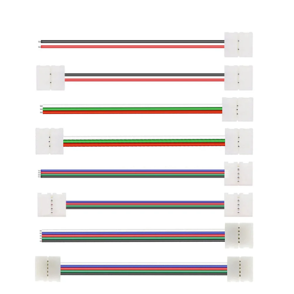 Соединительный кабель RGB 2-20 шт. 2/3/4/5 контактов Бесплатная сварка 10 мм I/L/T/X для