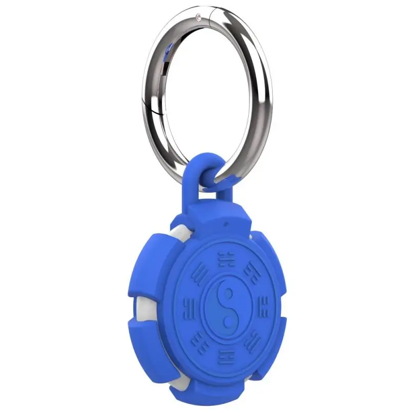 

Protective Cover Location Tracker Silicone Case With Buckle For AirTags Tracker Anti-lost Device Keychain Protector Accessory