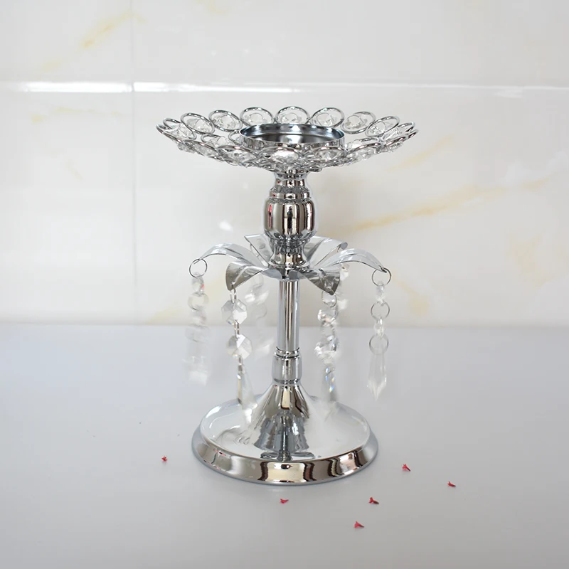 Подсвечник с серебряным кристаллом арахис свадебный подсвечник центральный для