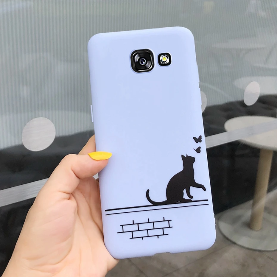 Силиконовый мультяшный милый чехол для Samsung Galaxy A5 2017 2016 A520 A510 A 5 2016|phone cases|for samsung