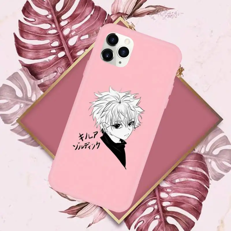 

Hunter X Hunter Phone Case Candy Color for iPhone 6 7 8 11 12 s mini pro X XS XR MAX Plus