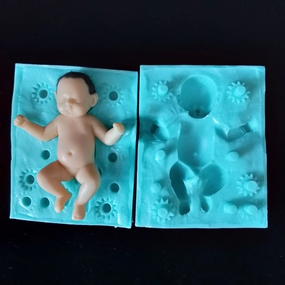 F1324 PRZY Силикагель 3D Детские Силиконовые формы помадка мыло формы глины смолы гипса шоколадные свечи конфеты плесень