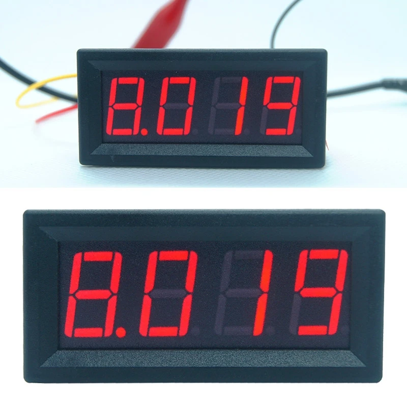 0-9.999A(10A) 4-digits bit Ammeter Current Panel Meter Gauge 0.56inch Red LED | Инструменты