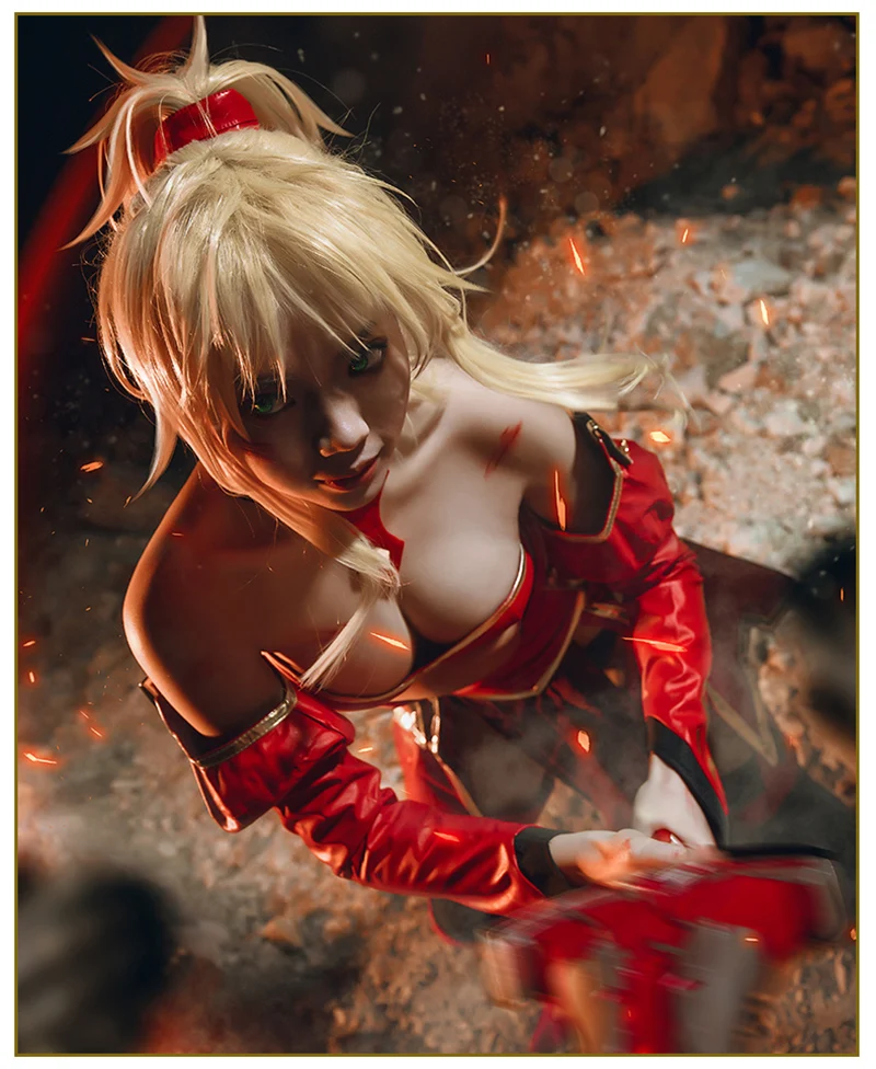Женский карнавальный костюм FGO Fate/Apocrypha Mordred вечерние костюмы из искусственной