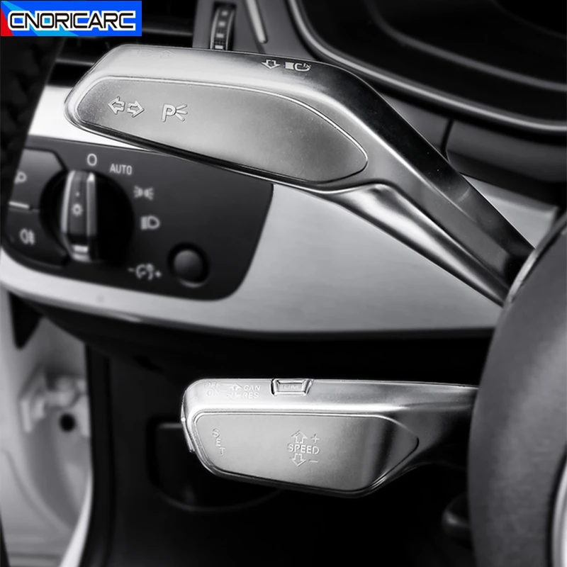 Автомобильный рычаг стеклоочистителя украшение на руль для Audi A3 A4 A5 A6 A7 Q5 Q2 Q3 ABS