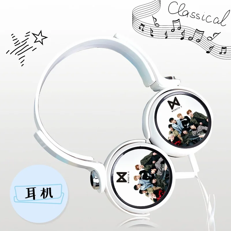 [MYKPOP] наушники MONSTA X с кодом коллекция вентиляторов KPOP для взрослых и детей