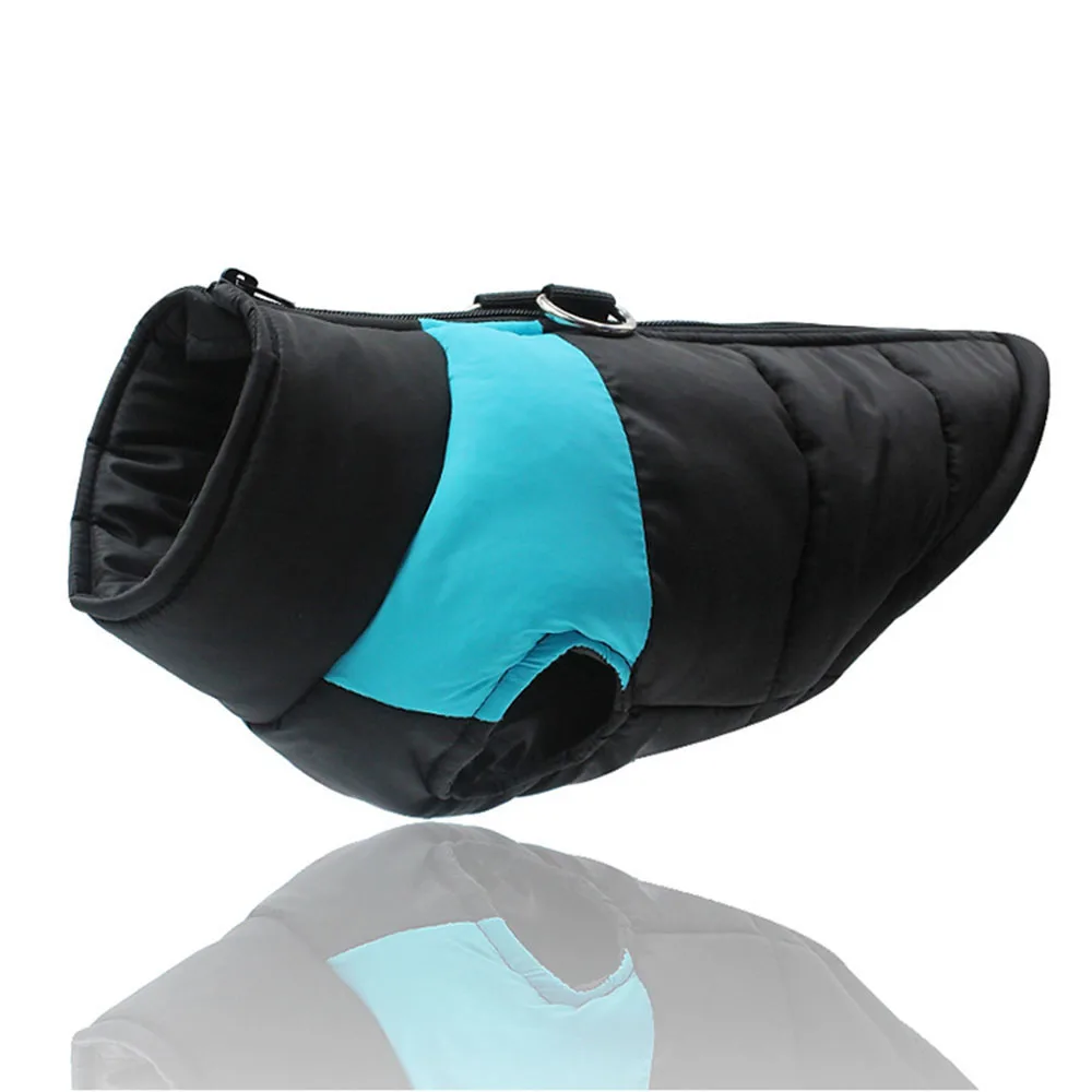 Зимняя одежда с принтом в виде собак Водонепроницаемый ПЭТ Жилет хлопковой