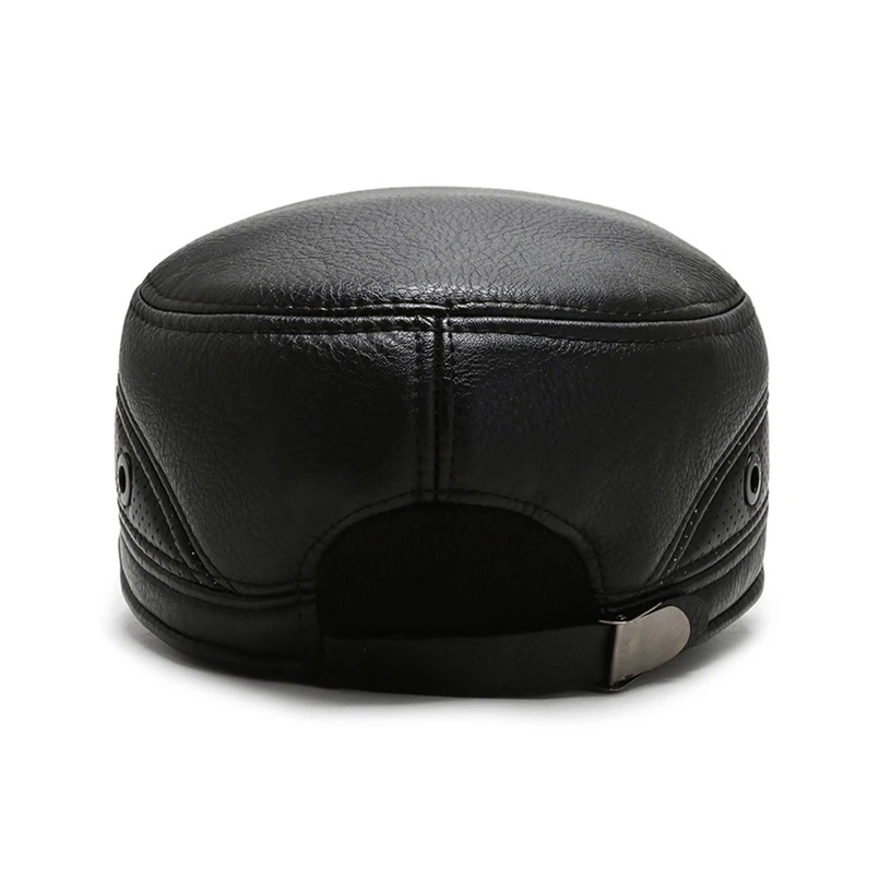 Зимняя шапка 2021 Мужская кепка в стиле милитари для папы шапки из искусственной