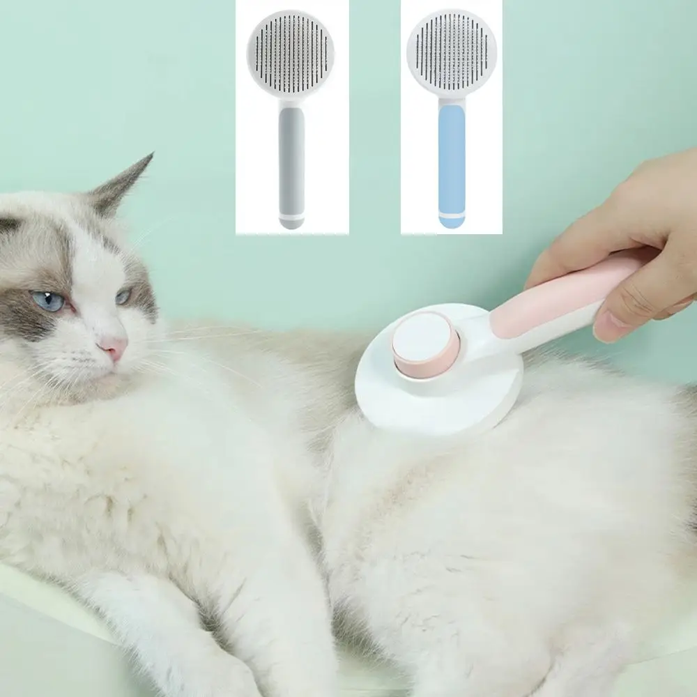 

Новый улучшает циркуляцию спутанных волос, Массажная щетка для нарезки, удаляет нижнее покрытие, расческа для домашних животных