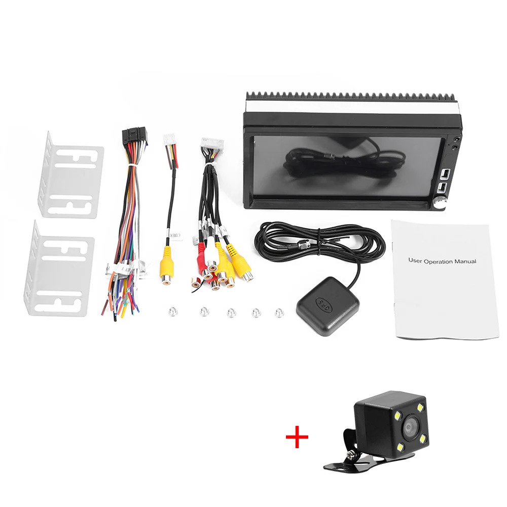 Универсальный Автомобильный мультимедийный плеер стерео система с 7 дюймовым