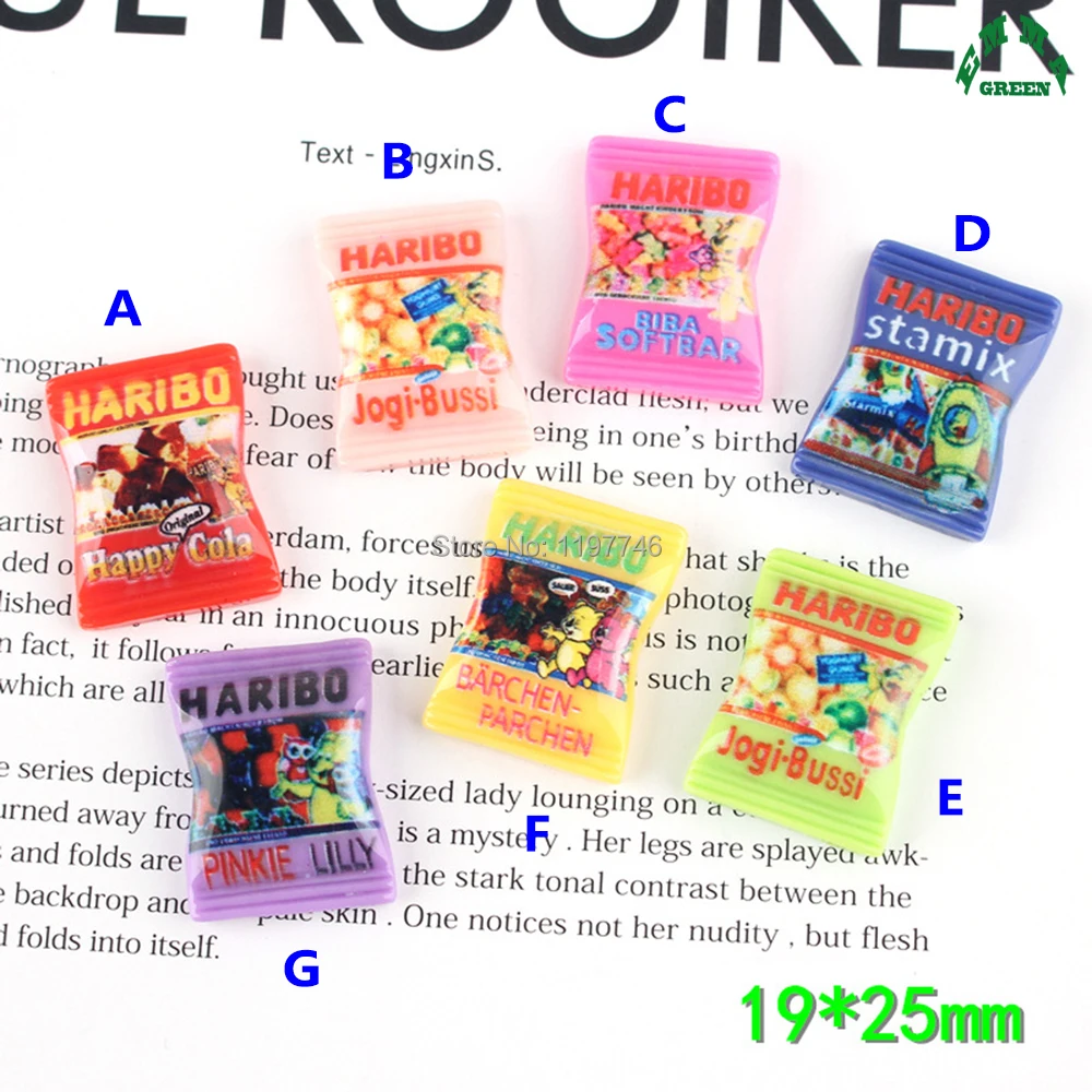 

Сладкие Подвески в виде конфет для детей, ювелирные изделия, подвески из смолы для слайма, 10 шт., самодельные Кабошоны с плоским основанием д...