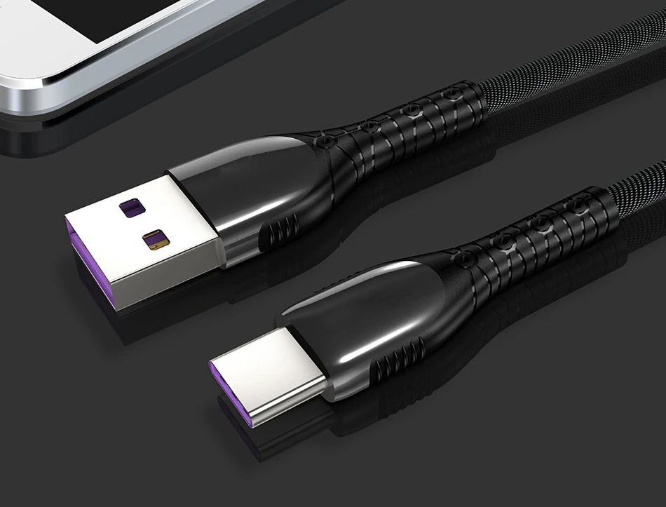 5А usb type C кабель супер быстрая зарядка для huawei p30 samsung s9 S10 Xiaomi Redmi note 7 телефон USB-C зарядное устройство Шнур для зарядки данных
