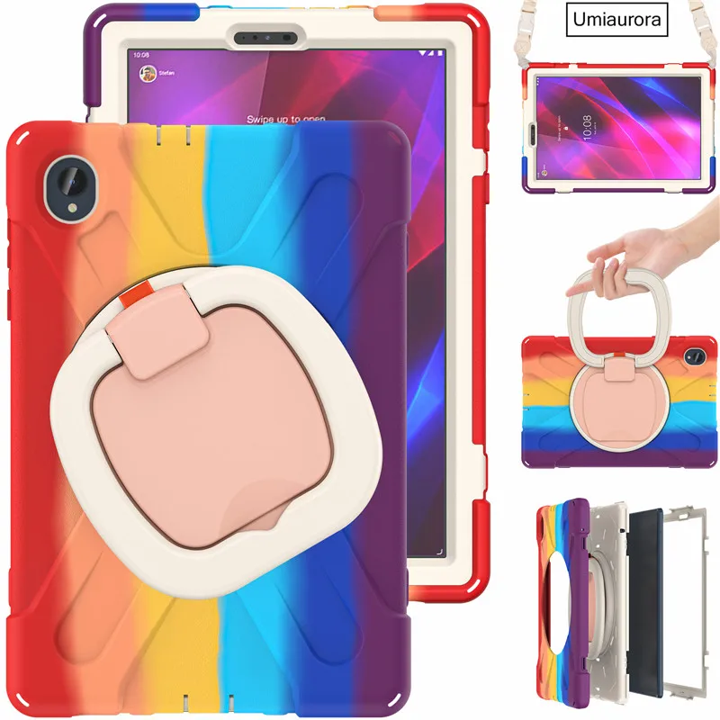 

Heavy Duty Shockproof Case For Lenovo K10 M10 FHD Plus 10.3 TB-606F/X TB-X6C6 10.1 X306X/F P11 Plus TB-J616F Kids Tablet Cover