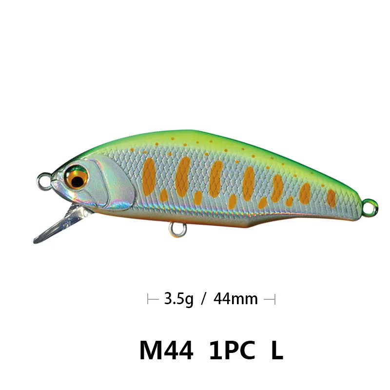 012 Bassland 45s max мы собрали воедино опускается на дно Minnow приманки для ловли рыбы, 44 мм 3,5 г форель, щука, искусственная приманка жесткая приманка 12 Цветов рыболовные снасти - Цвет: 012