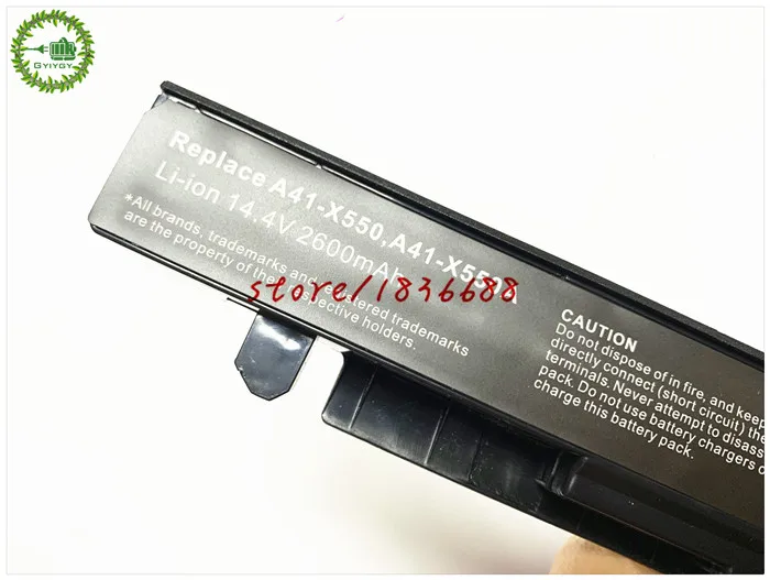 Аккумулятор для Asus X550 X550C X550B X550V X550D X450C X452 A450C K550L F552C F552VL 2600 мАч 14 4 В | Компьютеры и