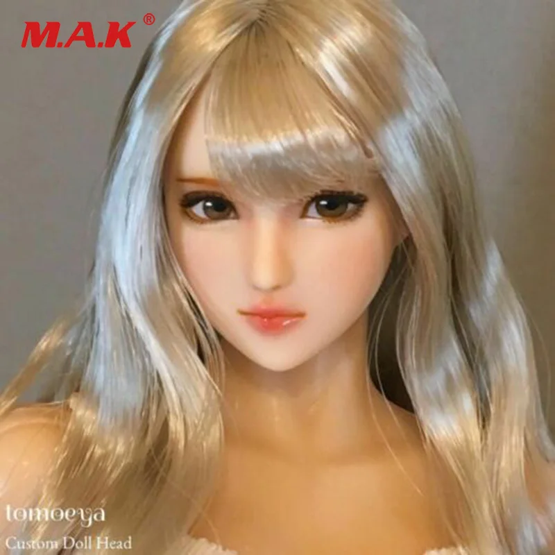 1/6 sacle Lovely Girl головы лепить светлые волосы подходят 12 ''Obitsu/устройство контроля