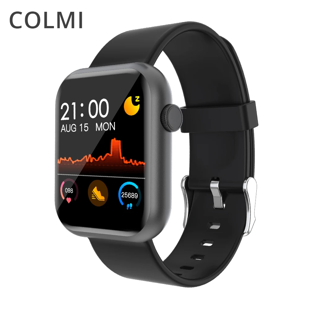 

COLMI P9 Smart Watch Men Woman Full Smartwatch Built-in game IP67 waterproof Heart Rate Sleep Monitor For iOS Android phone