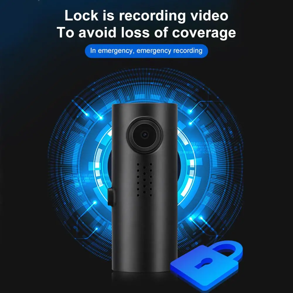 

WIFI Driving WIFI Driving Recorder TWBluetooth Headset HD-Night Vision 1080P Voice Intelligent Control Dashboard Camera Recorder