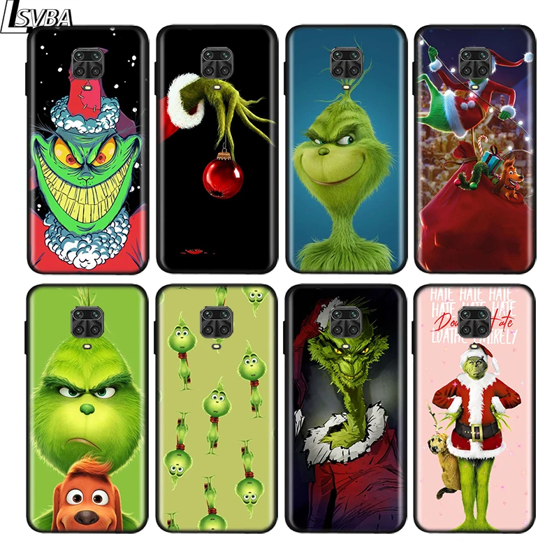 

Cute green monster For Xiaomi Redmi Note 9 9S 9T 8T 8 7 6 5 Prime Pro Max Prime 5A 4X 4 Soft Silicone Phone Case