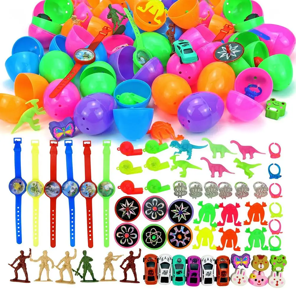 Пасхальное украшение пасхальные яйца наполненные новой игрушкой корзины