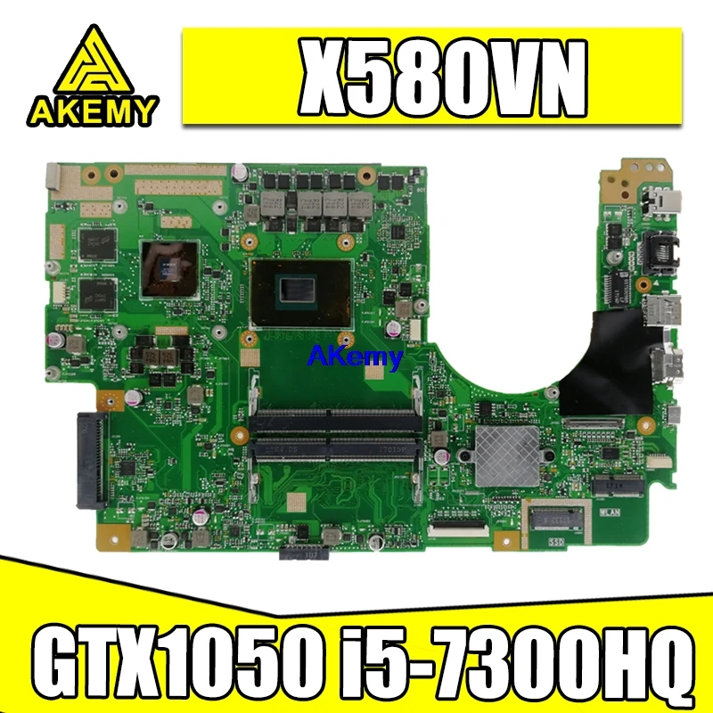 

X580VD X580VN Motherboard GTX1050 Graphics card i5-7300HQ CPU For Asus Flying fortress X580 X580V X580VD X580VN laptop Mainboard