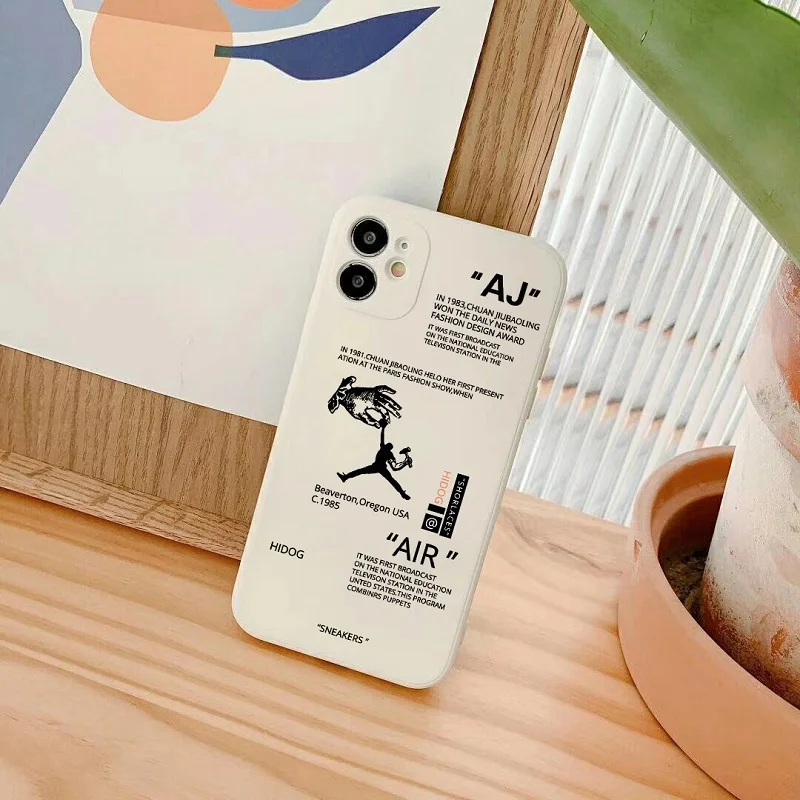 INS Hot Off Sports shoes brand phone case for iphone 12 13 14plus 11 13 X XS Max XR 7 8 Plus SNEAKERS white label soft TPU Cover